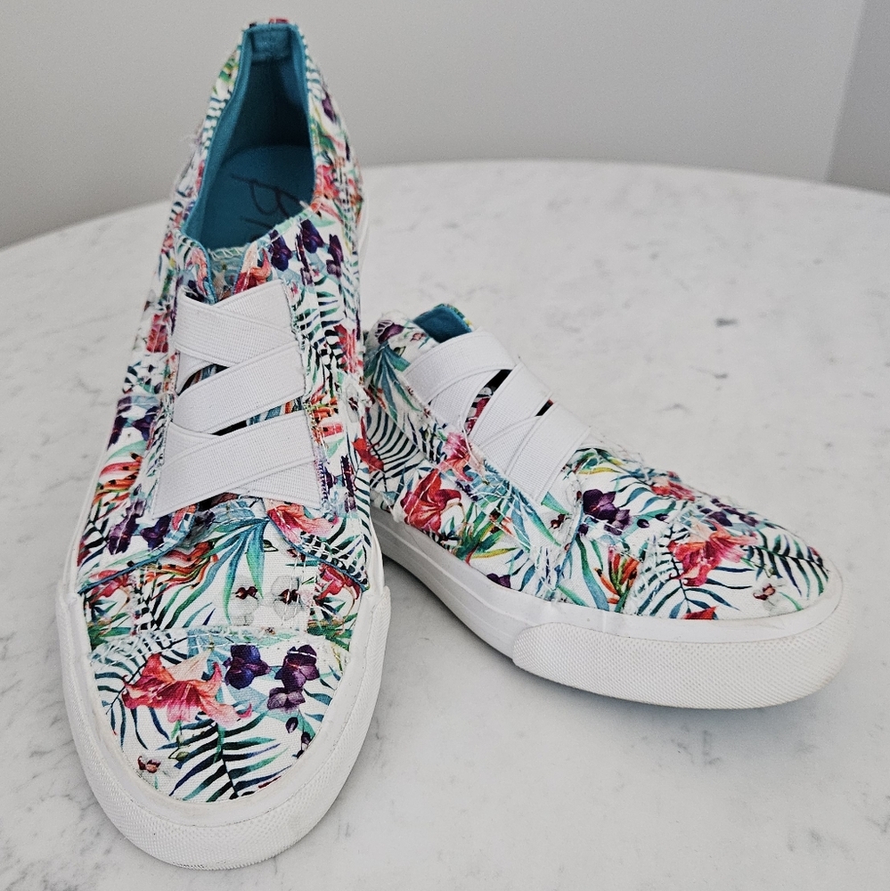 Floral Canvas Sneakers